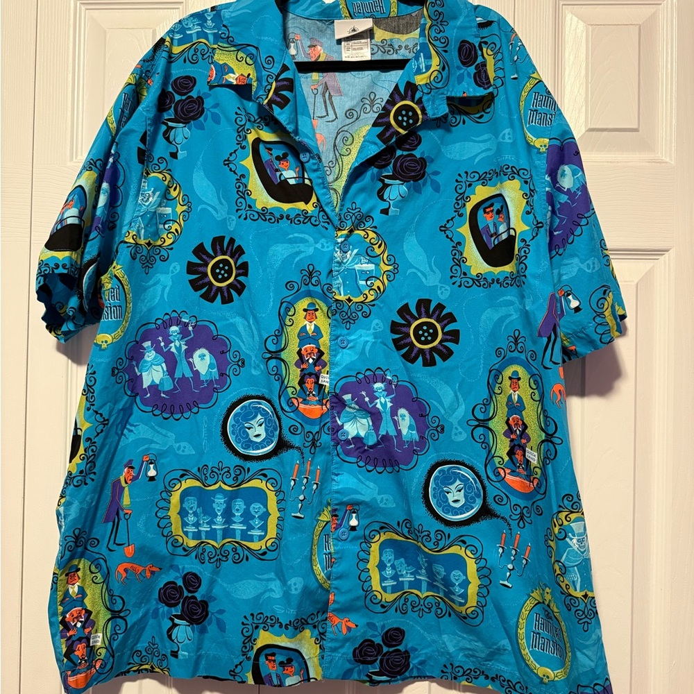 Disney Haunted Mansion Graphic Casual Shirt